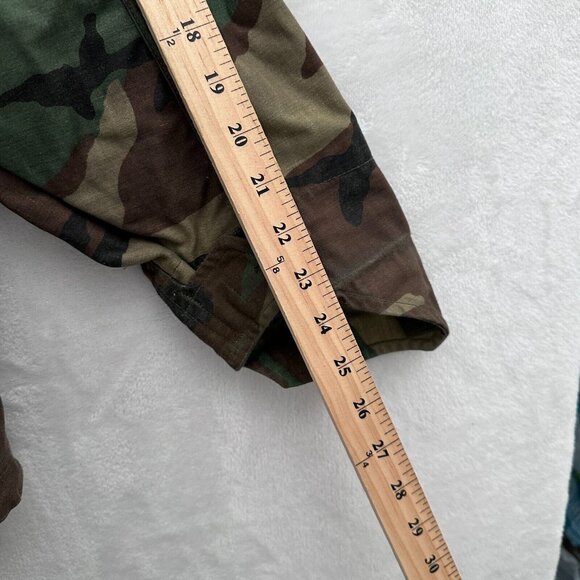 M65 Jacket Mens M Camo Woodland Full Zip Hooded US Army Cold Weather Field - Picture 6 of 10
